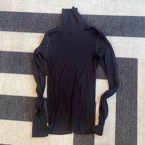Everlane Fitted micro-rib turtleneck